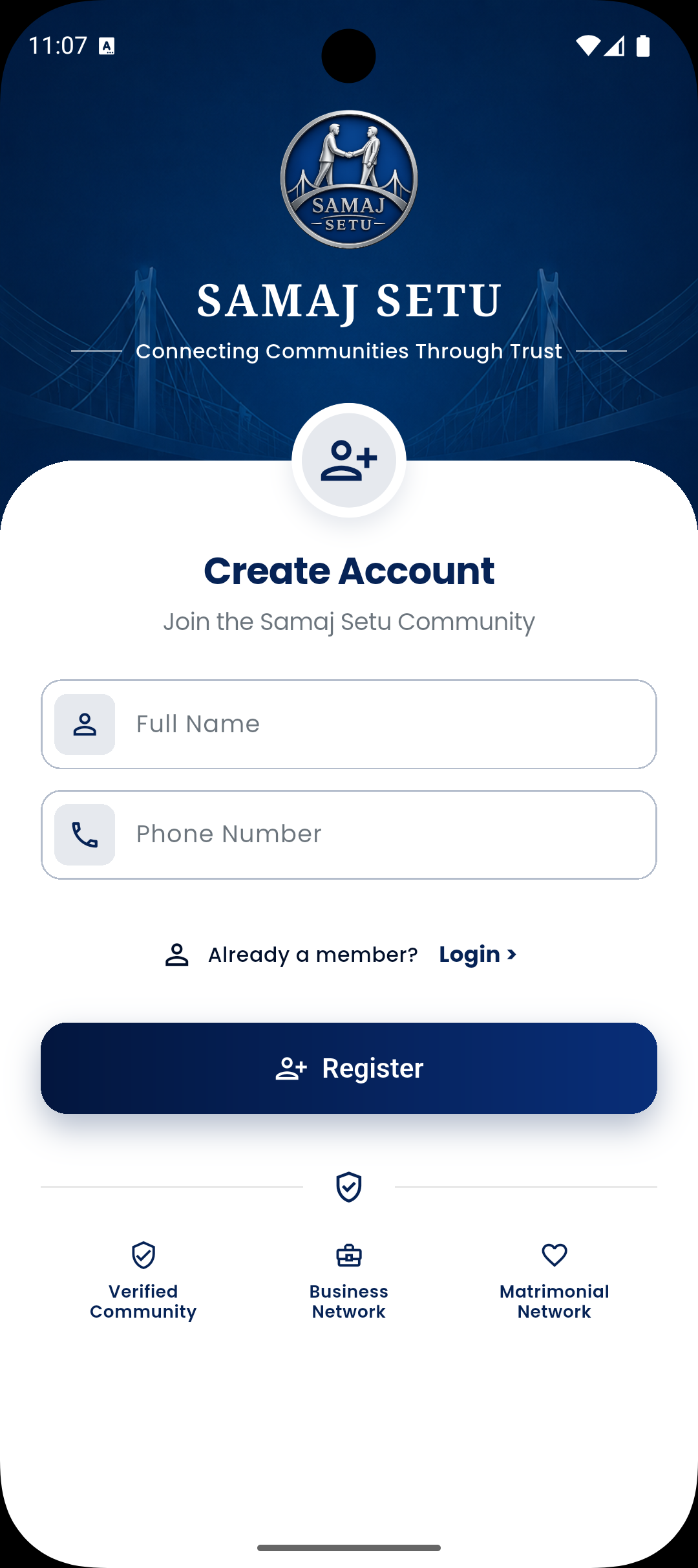 Community Registration
